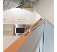 Athmer Porti Limiteur d'ouverture de porte pour vantail de porte B.720-1110 mm éclisses en bois et métal 120°