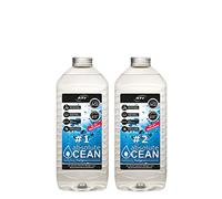 ATI Absolute Ocean Lot de 2 x 2,04 l pour 34 litres d'eau de mer concentrée hautement pure - Entretien de l'eau de l'aquarium - 4,08 kg