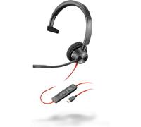Poly Casque monaural Blackwire 3310 USB-C avec adaptateur USB-C/A 8X215AA