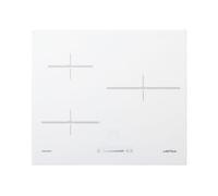 ATI632WHN - Table de cuisson à induction - 3 plaques de cuisson - Niche - largeur : 56 cm - profondeur : 49 cm - sans cadre - blanc pur