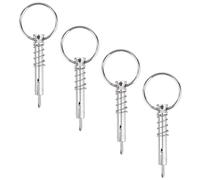 Atibin Lot de 4 goupilles à dégagement rapide en acier inoxydable pour bateau Bimini SUS316