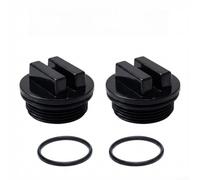 ATIE Bouchon de vidange fileté 1,5 pour systèmes de filtration de piscine et spa Pentair PLD70 DE S7D75 S8D110 PLDE48 DE (Noir)