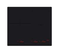Airlux Table de cuisson à induction ATIF63BKM - 3 plaques - Niche 56x49 cm - Noir