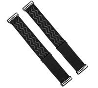 Atimiaza Lot de 2 bandes élastiques réglables pour perruque sans colle avec bandes en silicone antidérapantes et boucles amovibles, bandes de perruque pour maintenir les perruques en place Sangle