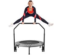 ATIVAFIT 40" Trampoline Pliable Mini rebondisseur d'exercice avec poignée en Mousse réglable Idéal pour l'entraînement de Fitness corporel intérieur/Jardin/entraînement