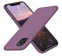 Atiyoo Coque de protection en silicone pour téléphone portable, coque de protection intégrale de l'appareil photo et de l'écran de 6,1 pouces, coque de téléphone antichoc et mince, poudre de crabapple