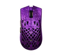 ATK Blazing Sky Ghost Souris de jeu sans fil creuse en fibre de carbone, capteur ultra PAW3950, Nordic 54H20, 8 K, 48 g, double mode 2,4 G/filaire