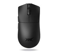ATK Blazing Sky X1 Souris de jeu sans fil ultra légère 49-54 g, capteur PixArt PAW3950/3950, connectivité quadrimode, polling 8K, commutateurs optiques, Nordic 52840 MCU (X1 Ultimate, Noir)