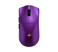 ATK Blazing Sky X1 V2 Souris de jeu sans fil, 54 g, légère, capteur PAW3950Ultra, MCU nordique 54L20, commutateurs optiques, nouveau dongle GEM 8K, double mode 2,4 G/filaire (extrême, violet