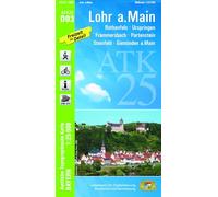 ATK25-D03 Lohr a.Main (Amtliche Topographische Karte 1:25000): Rothenfels, Urspringen, Frammersbach, Partenstein, Steinfeld, Gemünden a.Main