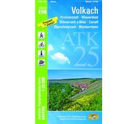 ATK25-E06 Volkach (Amtliche Topographische Karte 1:25000): Prichsenstadt, Wiesentheid, Schwarzach a.Main, Castell, Oberschwarzach, Mainbernheim