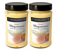 Atkins & Potts Mayonnaise classique 200 g | Lot de 2