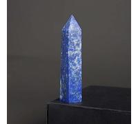 AtkitS Baguette en cristal naturel Colonne Spécimen minéral de roche Décoration d'intérieur Reiki (couleur : lapis lazuli)