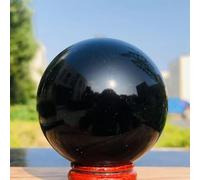 AtkitS Belles boules de tourmaline noire naturelle (taille : 1300-1400 g)