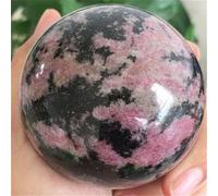 AtkitS Cristal de quartz rose beauté naturelle, boules de pétrification (taille : 50-55 mm)