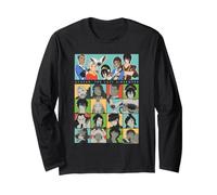 ATLA Pop Art Character Grid Full Cast Retro Cartoon Manche Longue