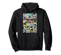 ATLA Pop Art Character Grid Full Cast Retro Cartoon Sweat à Capuche