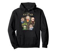 ATLA Team Avatar Chibi Character Group Retro Cartoon Sweat à Capuche