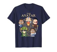 ATLA Team Avatar Chibi Character Group Retro Cartoon T-Shirt