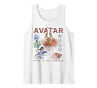 ATLA Team Avatar We're in This Together Collage Cartoon Débardeur