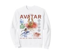 ATLA Team Avatar We're in This Together Collage Cartoon Sweatshirt