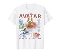 ATLA Team Avatar We're in This Together Collage Cartoon T-Shirt