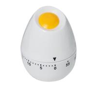 Atlanta 263 Minuteur oeuf Minuteur cuisine blanc forme oeuf