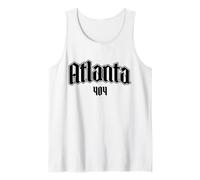 Atlanta 404 Code régional Pride Old School ATL Géorgie Débardeur