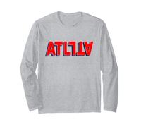 Atlanta Baseball ATL Georgia City US Vintage Manche Longue