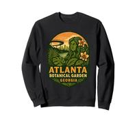 Atlanta Botanical Garden Chemise florale Muse Skyline View Sweatshirt