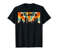 Atlanta City T-shirt vintage rétro Atlanta Skyline Georgia T-Shirt