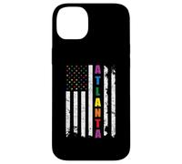 Atlanta Georgia LGBTQ Gay Pride Month American Flag Rainbow Coque pour iPhone 14 Plus