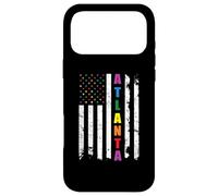 Atlanta Georgia LGBTQ Gay Pride Month American Flag Rainbow Coque pour iPhone 17 Pro Max