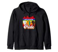 Atlanta Georgia Pride Rainbow Gay Pride Flag Funny LGBT Sweat à Capuche