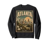 Atlanta Georgia USA Skyline Vintage Sweatshirt