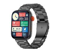 Atlanta Montre Connectée Unisexe 2 Bracelets Noir 9739/7