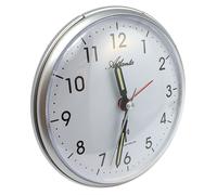 Atlanta Radio Réveil Quartz Couleur Argent Cadran Blanc Plastique