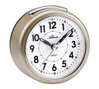 Atlanta Réveil Standard Analogique Quartz Blanc Champagne 1584/9
