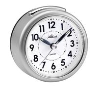 ATLANTA Réveil Standard Quartz Couleur Argent Avec Seconde Continue 1584/19