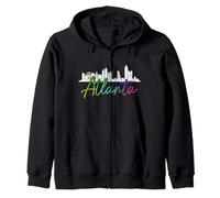 Atlanta Skyline Georgia Vintage Pride ATL 404 Sweat à Capuche
