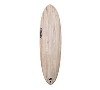 Atlantic Boards | Planche de surf | Ray | 6,3" x 21" x 2,5" - 36,6 L | Résine époxy & bois naturel | Système Future Fins : 5 quilles