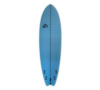 Atlantic Boards | Planche de surf Softboard | Whale | 5'7" x 21.5" x 2.75" - 35L | Résine époxy | Système FCS: 5 Quilles rigides - Bleu