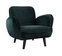 Atlantic Home Collection Ben, Fauteuil, Velours, Vert