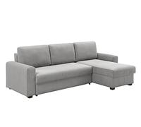 Atlantic Home Collection Canapé d’Angle avec Rembourrage à Ressorts et Fonction Convertible