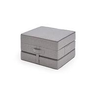 Atlantic Home Collection Larry Pouf Pliant, 75 x 195 x 15 cm, Gris