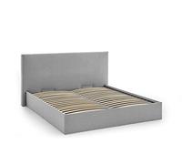 Atlantic Home Collection Melody Cadre de Lit, 180 x 200 cm, avec Matelas à Ressorts Ensachés 7 Zones, Coffre et Sommier à Lattes