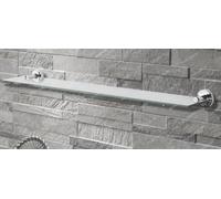 Atlantic Plateau en Verre Depose 60cm. Métal Chromé