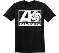 Atlantic Records 2 T Shirt Northern Soul M IC Fun TV Series Mens Ladies Tee OP Black M