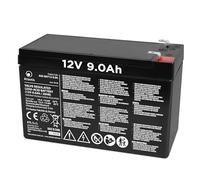 Atlantis 12v 9 ah Hermetic Lead Battery (VRLA), Convient pour UPS(onduleur), vidéosurveillance, systèmes d'alarme, mobilité électrique, Jouets, F2 6.3mm faston Connection, A03-BAT12-9.0A