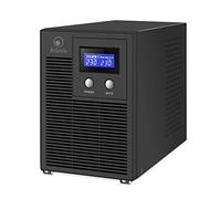 Atlantis A03-HP4003P Alimentation sans Interruption à Onde sinusoïdale 3000VA 2100W Line Interactive, écran LCD, Port USB-HID, 6 Sorties IEC, 4 Batteries 12V-7Ah, Port série RS232, Slot pour SNMP